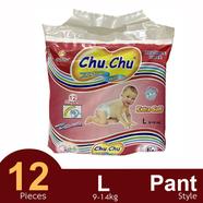 Chu Chu Pants System Baby Diapers (L Size) (12Pcs)
