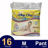 Chu Chu Pants System Baby Diapers (M Size) (16Pcs)