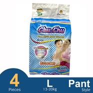 Chu Chu Pants System Baby Diapers (XL Size) (13-20kg) (4Pcs) 