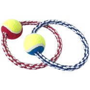 Circle Cotton Rope with Ball Playing Dog Toy icon