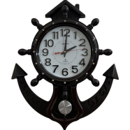 Citisun Vintage Fiber Made Decorative Wall Clock - BLACK-77P