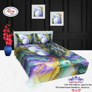 Classical Hometex Digital Panel Bed Sheet - 3466-199