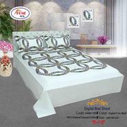 Classical Hometex Digital Panel Bed Sheet - 3466-195