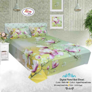 Classical Hometex Digital Panel Bed Sheet - 3466-186