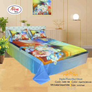 Classical Hometex Digital Panel Bed Sheet - 3466-188