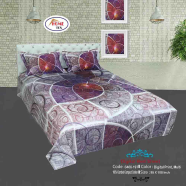 Classical Hometex Digital Panel Bed Sheet - 3466-197