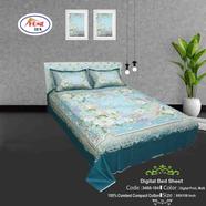 Classical Hometex Digital Panel Bed Sheet - 3466-194