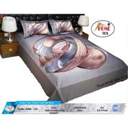 Classical Hometex Digital Panel Bed Sheet - 3466-124