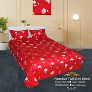 Classical Hometex Reactive Twill Double Bed Sheet - 1601-887