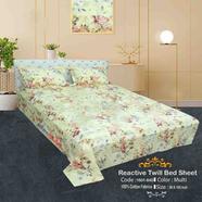 Classical Hometex Reactive Twill Double Bed Sheet - 1601-840