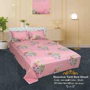 Classical Hometex Reactive Twill Double Bed Sheet - 1601-889