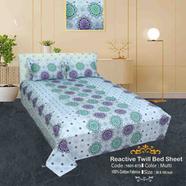 Classical Hometex Reactive Twill Double Bed Sheet - 1601-873