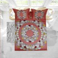 Classical Hometex Reactive Twill Panel Double Bed Sheet - 1684-716
