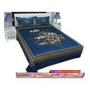 Classical Hometex Reactive Twill Panel Double Bed Sheet - 1684-605