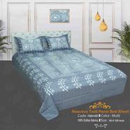 Classical Hometex Reactive Twill Panel Double Bed Sheet - 1684-687