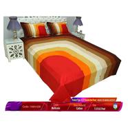 Classical Hometex Reactive Twill Panel Double Bed Sheet - 1684-638