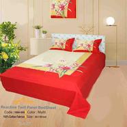 Classical Hometex Reactive Twill Panel Double Bed Sheet - 1684-666