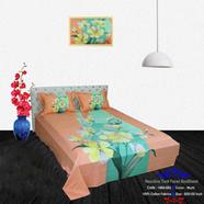 Classical Hometex Reactive Twill Panel Double Bed Sheet - 1684-693