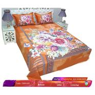 Classical Hometex Reactive Twill Panel Double Bed Sheet - 1684-643
