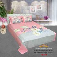 Classical Hometex Reactive Twill Panel Double Bed Sheet - 1684-678