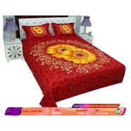 Classical Hometex Reactive Twill Panel Double Bed Sheet - 1684-607