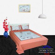 Classical Hometex Reactive Twill Panel Double Bed Sheet - 1684-696