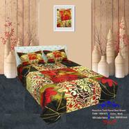 Classical Hometex Reactive Twill Panel Double Bed Sheet - 1684-673
