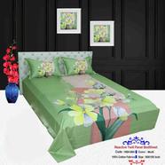 Classical Hometex Reactive Twill Panel Double Bed Sheet - 1684-694