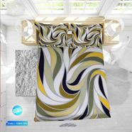 Classical Hometex Reactive Twill Panel Double Bed Sheet - 1684-705