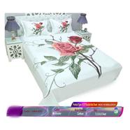 Classical Hometex Reactive Twill Panel Double Bed Sheet - 1684-659