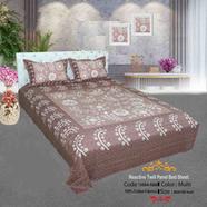 Classical Hometex Reactive Twill Panel Double Bed Sheet - 1684-688