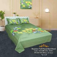 Classical Hometex Reactive Twill Panel Double Bed Sheet - 1684-680