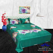 Classical Hometex Vra Satin Print Bed Sheet - 3443-234
