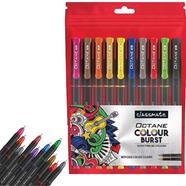 Classmate Octane Gel Colour Burst - Pack of 10 pcs Multi colour pen