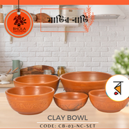 Clay Curry Bowl (5 pises set) - CB-03-NC