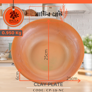 Clay Plate 1Pcs - CP-19-NC