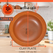 Clay Plate 1Pcs - CP-23-NC