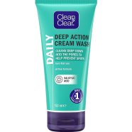 Clean and Clear Deep Action Face Cream Wash Tube 150 ml (UAE) - 139700544