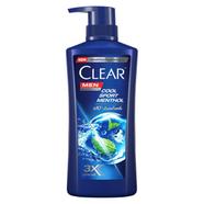 Clear Anti-Dan. Cool Sport M.Men Shampoo Pump 390 ml - (Thailand) - 142800400