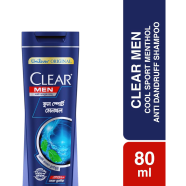 Clear Shampoo Men Cool Sport Menthol Anti Dandruff - 80ml - SKU - 69555560 icon