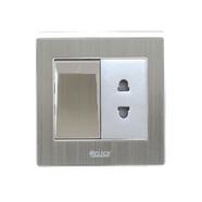 Click Art 2 Pin Socket With Switch 10A - 901822