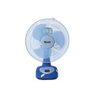 Click Rechargeable Table Fan 12 Inch Blue USB Charger - 900642 image