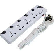 Click Safe Extension Cord 3pin 4Skt 5Yard