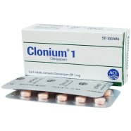 Clonium 1 mg Tablet – 10's Strip icon