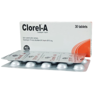 Clorel A 75mg Plus 75mg Tablet 10's Strip