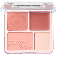 CmaaDu 2 In 1 Double Modify Highlighter And Blusher Palette