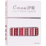 CmaaDu 6 Pcs Set Liquid Matte Non-stick Cup Waterproof Lipstick Set