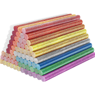 Colored Hot Melt Glue Sticks - 12 Pcs