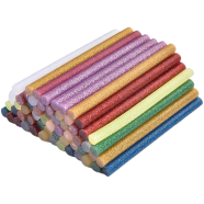 Colored Hot Melt Glue Sticks - 6 Pcs