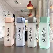 Colorful Water Bottle Eco Friendly Frosted Plastic Sports Pentagon Shaped Water Bottle - 550ml
